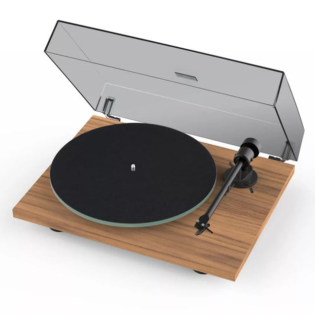 Pro-Ject T1 EVO BT  lemezjátszó Ortofon OM10 hangszedővel, dió