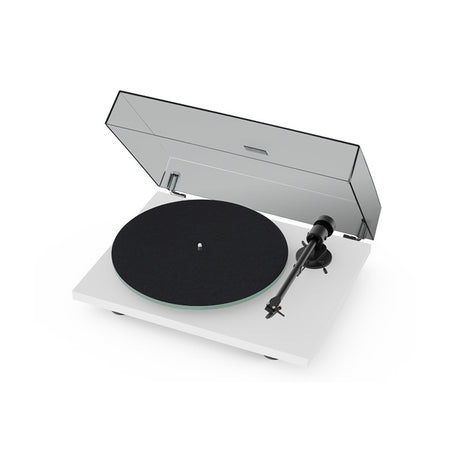 Pro-Ject T1 EVO Phono lemezjátszó phono előfokkal Ortofon OM10 hangszedővel, fehér