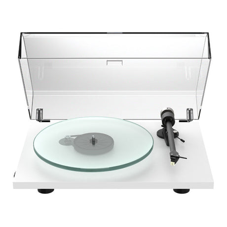 Pro-Ject T2 Super Phono lemezjátszó audiofil phono erősítővel és Sumiko Rainier hangszedővel, fehér