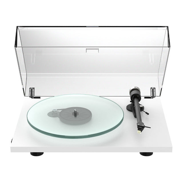 Pro-Ject T2 Super Phono lemezjátszó audiofil phono erősítővel és Sumiko Rainier hangszedővel, fehér