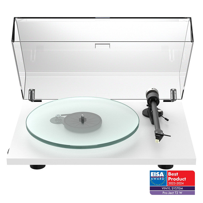 Pro-Ject T2 W - WiFi-s lemezjátszó Sumiko Rainier hangszedővel, fehér