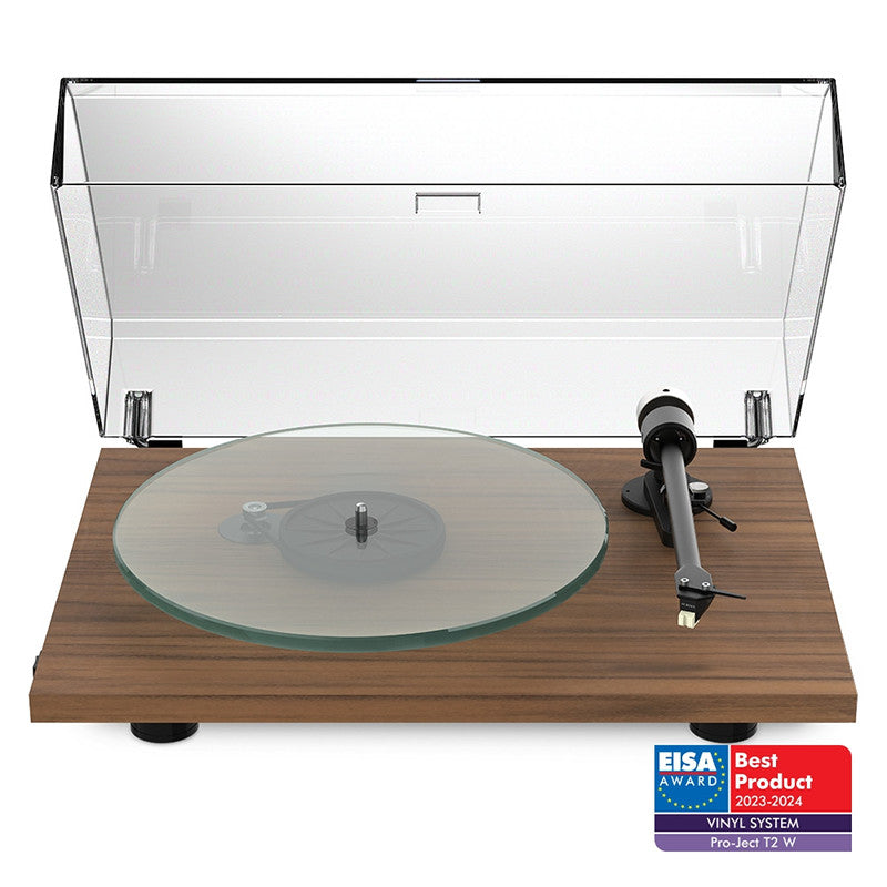 Pro-Ject T2 W - WiFi-s lemezjátszó Sumiko Rainier hangszedővel, dió