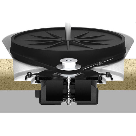 Pro-Ject X1 B  audiofil lemezjátszó - Ortofon Pick it S2 MM hangszedővel,dió - 2
