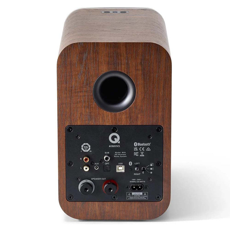 Q Acoustics QA M20 aktív hangfal pár, dió - 3