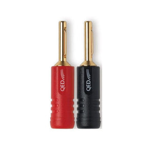 QED QE1870 Screwloc banándugó, aranyozott