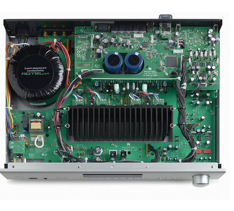Rotel A12MKII integrált sztereó erősítő és D/A konverter, fekete színben - 3