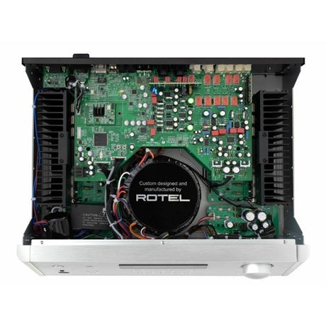 Rotel RA-1572MKII sztereó Integrált erősítő  D/AC konverterrel, eüst szinben - 3