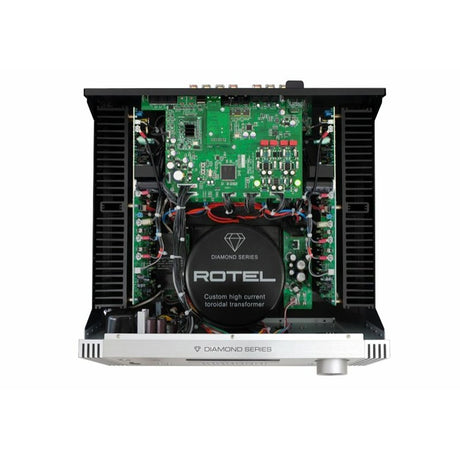 Rotel RA-6000 Sztereó integrált erősítő D/AC konverterrel, fekete színben - 4