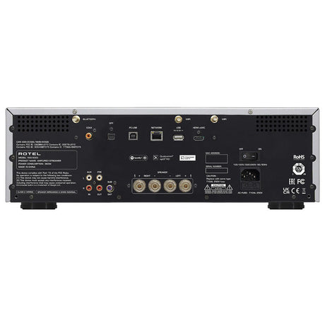 Rotel RAS-5000 hálózati streamer és integrált erősítő, ezüst - 3