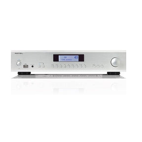 Rotel A14MKII integrált sztereó erősítő és D/A konverter, ezüst színben - 2