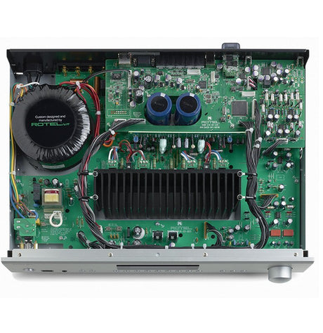 Rotel A14MKII integrált sztereó erősítő és D/A konverter, ezüst színben - 3