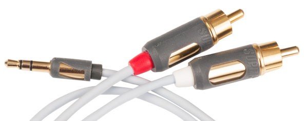Supra MP-2RCA analóg összekötő kábel 1m