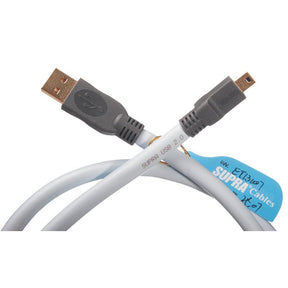 Supra Blue USB A – USB Mini B 2.0 összekötő kábel 3m