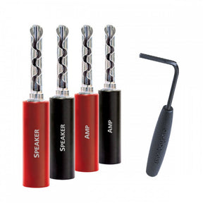 AudioQuest SureGrip 100G BFA  banándugó, ezüstözött