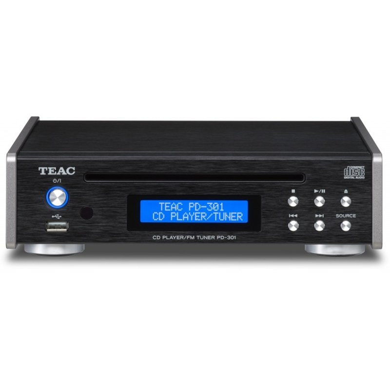 TEAC PD-301DAB-X  CD lejátszó, fekete színben