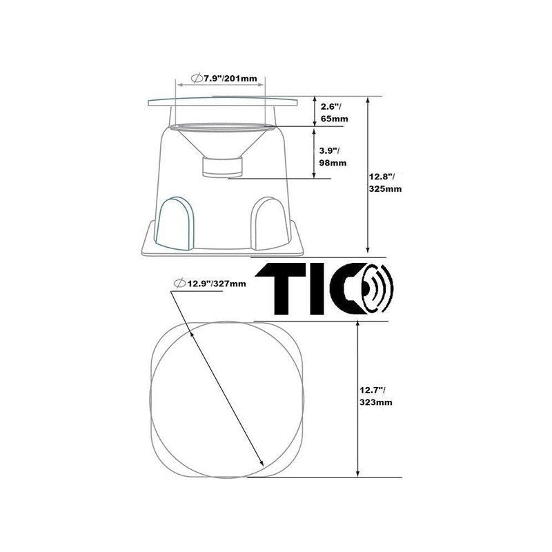 TIC Audio GS50 omni direkcionális, kültéri mélysugárzó - 3