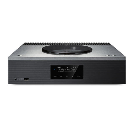 Technics SA-C600EG-K erősítő, CD és hálózati lejátszóval, ezüst színben