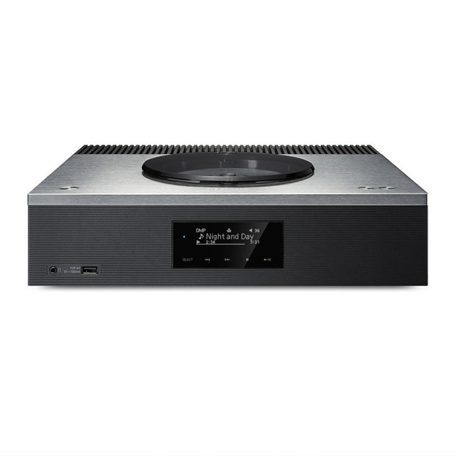 Technics SA-C600EG-K erősítő, CD és hálózati lejátszóval, ezüst színben