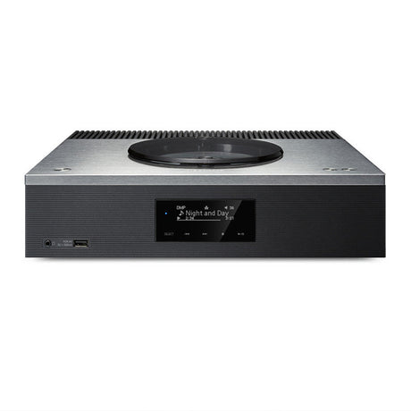 Technics SA-C600EG-K erősítő, CD és hálózati lejátszóval, ezüst színben
