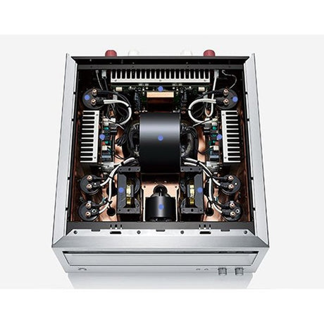 Technics SE-R1 sztereó végerősítő, ezüst színben - 2