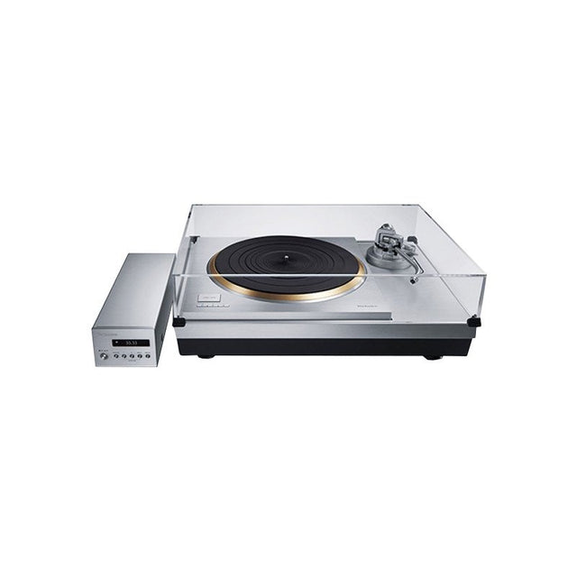 Technics SL-1000R Közvetlen meghajtású referencia lemezjátszó, ezüst színben