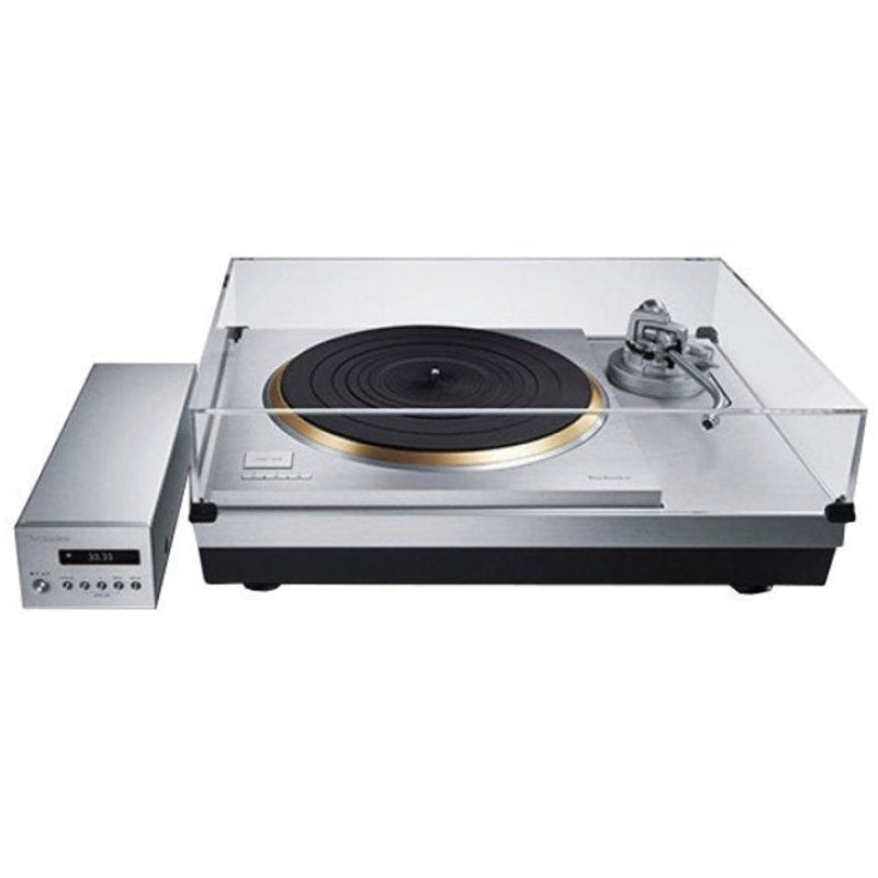 Technics SL-1000R Közvetlen meghajtású referencia lemezjátszó, ezüst színben