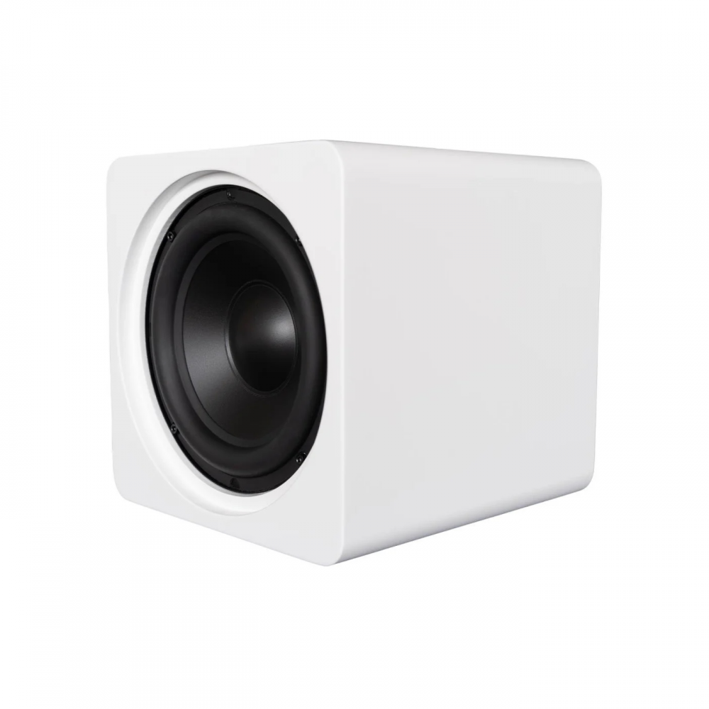 Velodyne Deep Blue 8 mélyláda, fehér színben