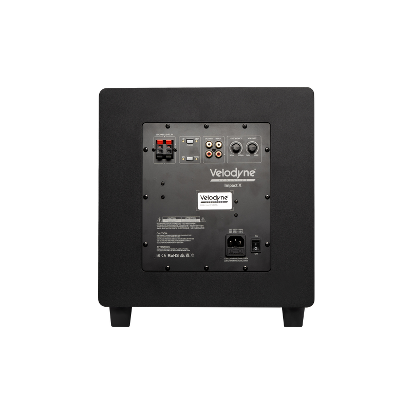 Velodyne Impact X 10 mélyláda, fekete színben - 2