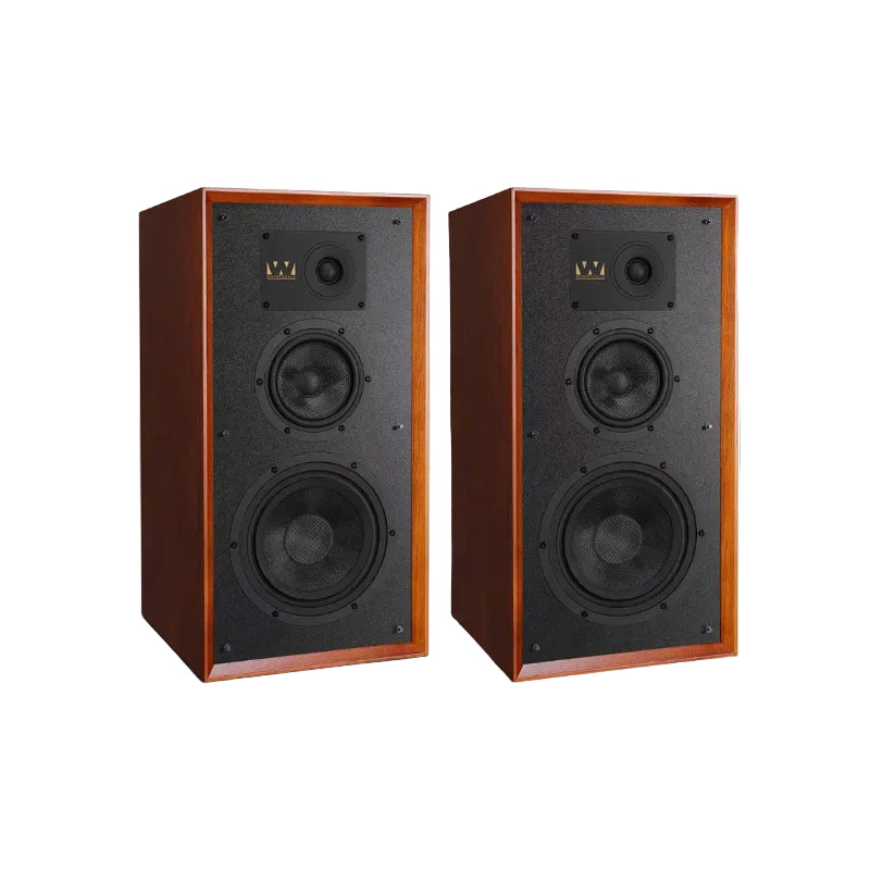 Wharfedale Super Linton állványos hangfal, mahagóni
