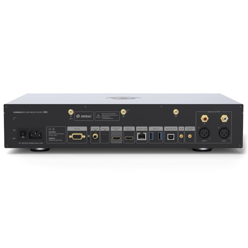Zidoo UHD8000 8K, HDR és Dolby Vision médialejátszó, MQA támogatással. - 2