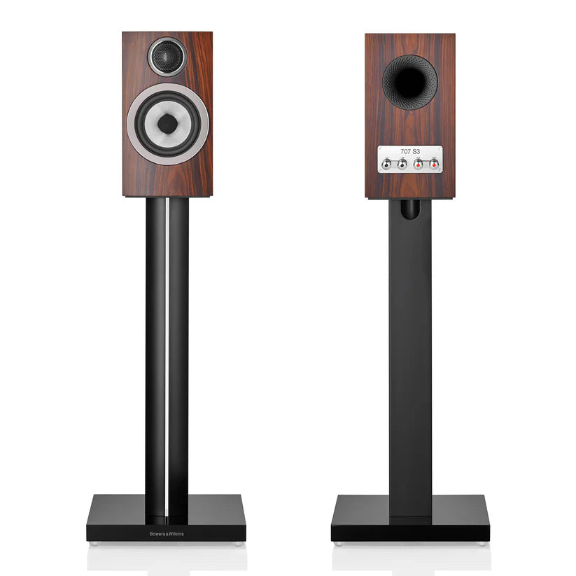 Bowers & Wilkins 707 S3  állványos hangfal, mokka színben.