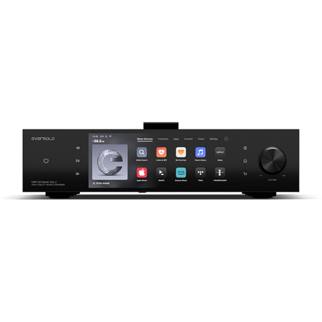 Eversolo DMP-A8 Master Edition Gen 2 streamer és CD-lejátszó, szemből