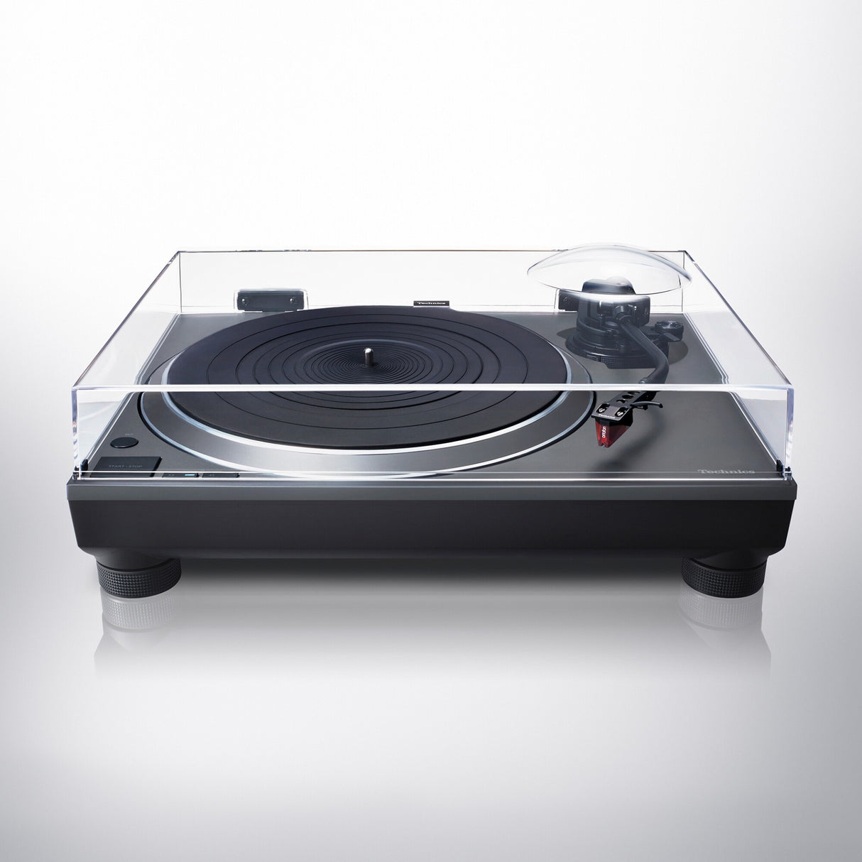 Technics SL-1500 CSE-H  közvetlen meghajtású lemezjátszó, metál szürke