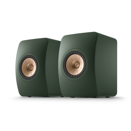 KEF LS50 Meta állványos hangfal, mohazöld (Moss Green), pár