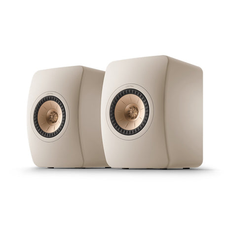 KEF LS50 Meta állványos hangfal, homok (Sand Shell), pár