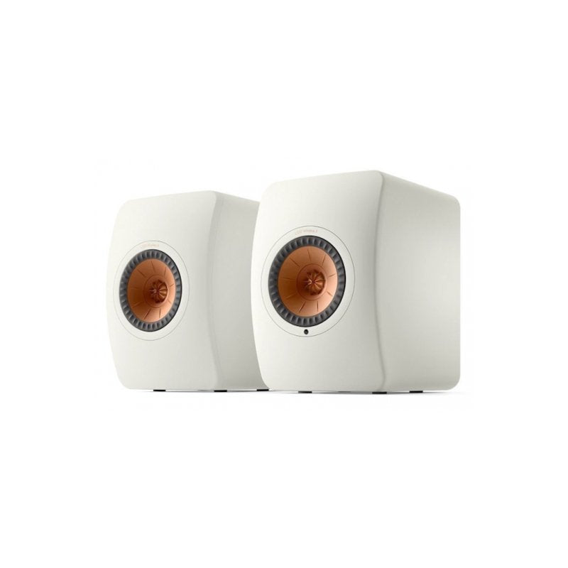 KEF LS50  wireless II állványos hangfal, fehér színben