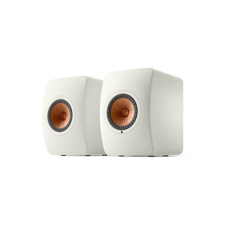KEF LS50  wireless II állványos hangfal, fehér színben