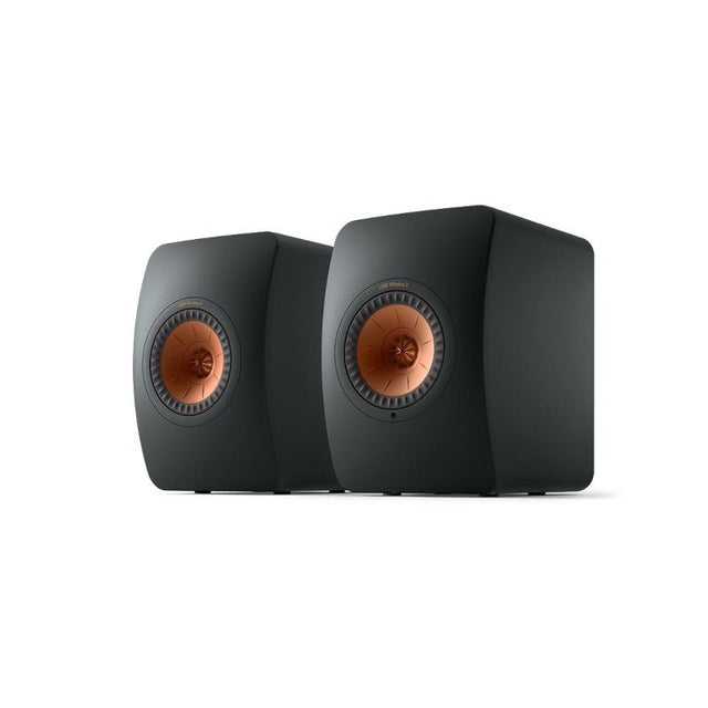 KEF LS50  wireless II állványos hangfal, fekete színben