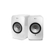 KEF LSX II wireless, aktív állványos hangfal, fehér színben
