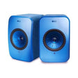 KEF LSX II wireless aktív állványos hangfal, kék színben