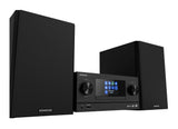 Kenwood M-9000S Mini hifi rendszer okos funkciókkal, fekete