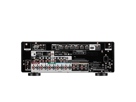 Marantz CINEMA 60 DAB S2 házimozi rádióerősítő, hátlap csatlakozókkal